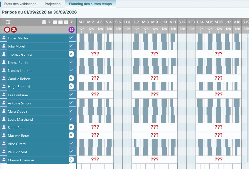 Fleet & Social : planning des autres temps.